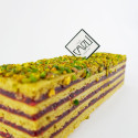Cake Pistache Framboise - Pâtisserie Chocolaterie Nantaise