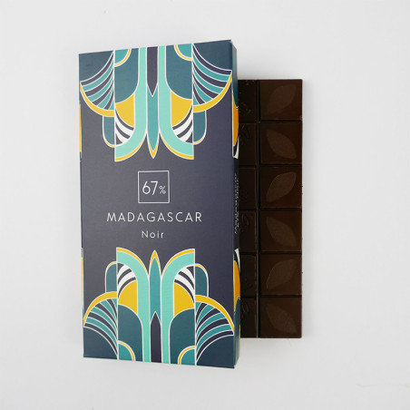 Tablette Madagascar Noir 67% - Chocolatier Pâtissier à Nantes