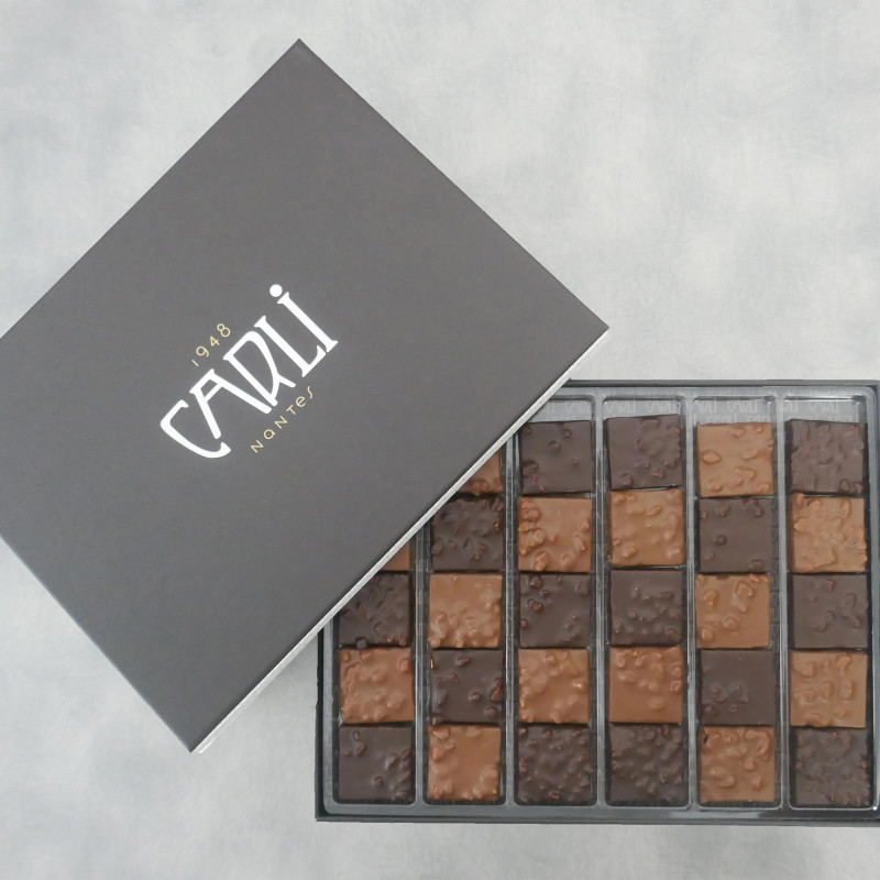 Coffret de 30 rochers pralinés - Chocolats - Maison Carli - Nantes