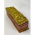 Cake Pistache Framboise - Pâtisserie Chocolaterie Nantaise