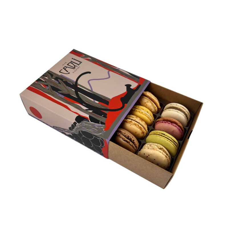 Coffret 12 macarons - Chocolaterie & Pâtisserie à Nantes Depuis 1948