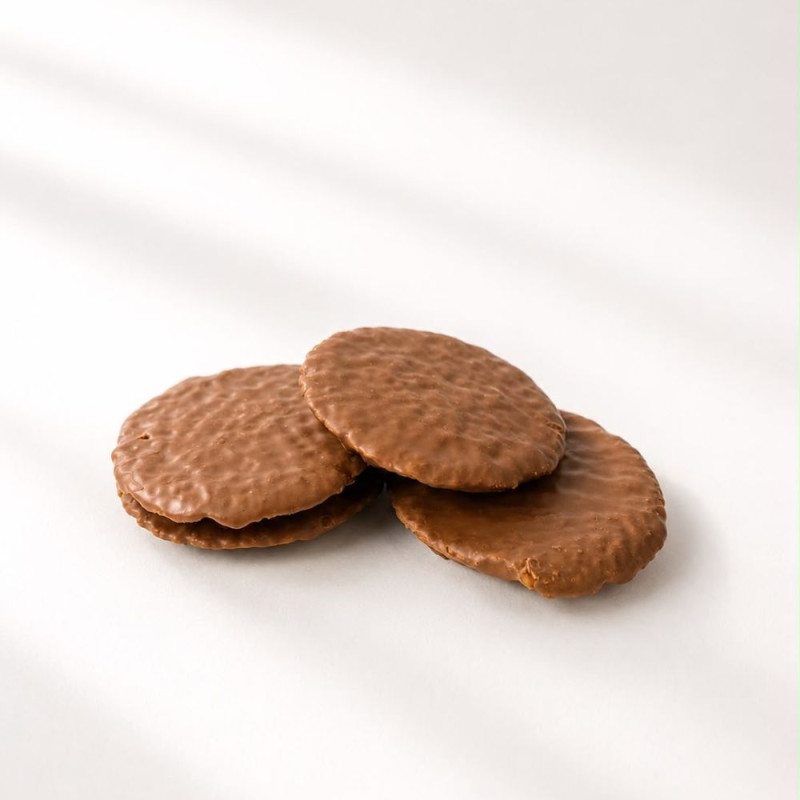 Galettes Fines enrobées de chocolat au lait