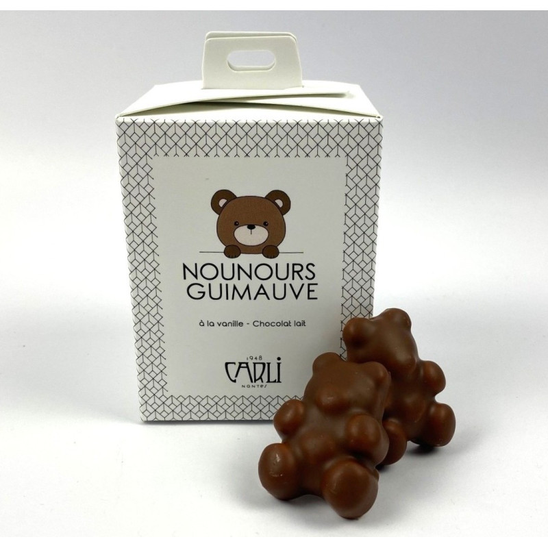 Nounours Guimauve chocolat au lait Carli