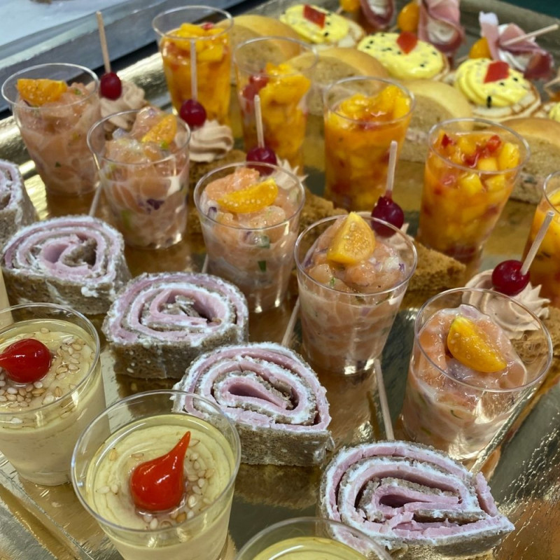 Cocktail Apéritif Mixte 8 pièces - Maison Carli Traiteur BtoB